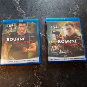 Excellent Used Condition Jason Bourne Action Pack 2 Blu-Ray Disc Set.